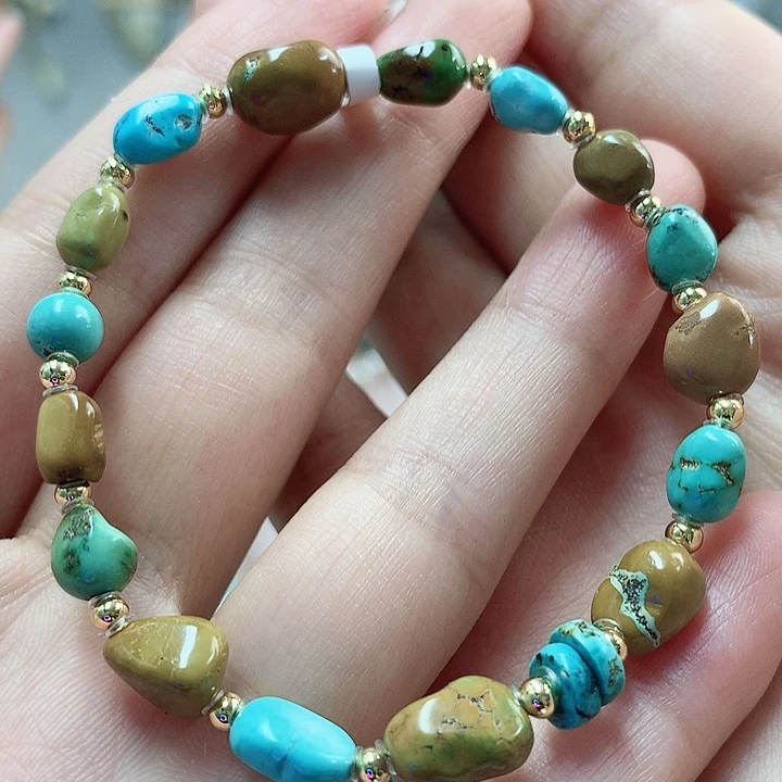 未镶嵌绿松石珠宝奇石