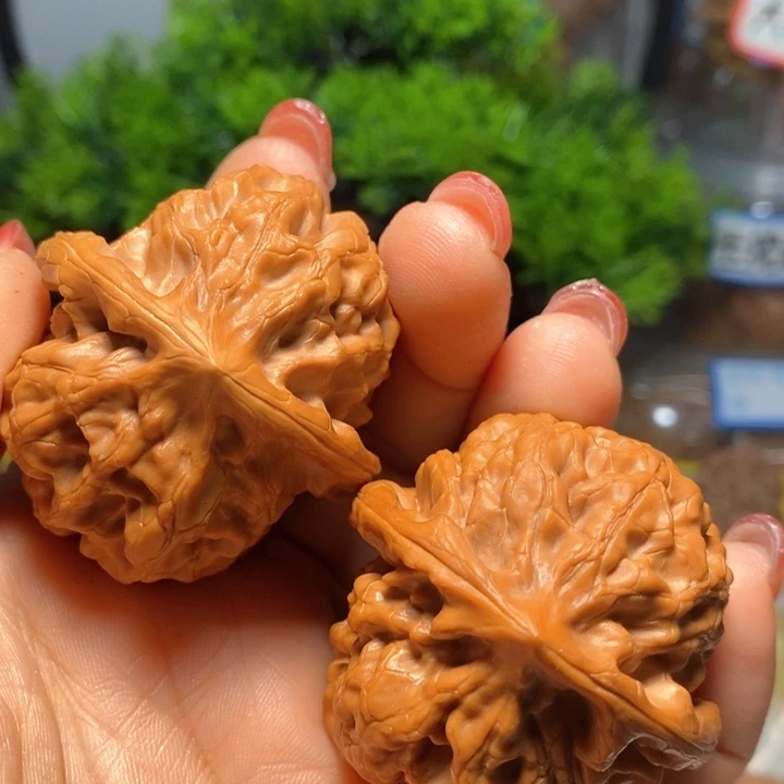 文玩核桃把件合欢有修