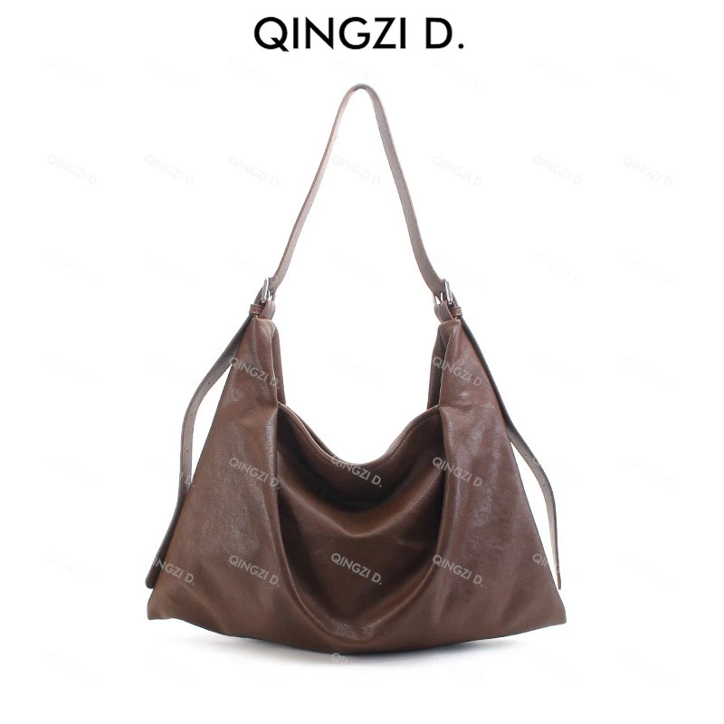 【董清子】【好看hobo】新品百搭简约单肩休闲时尚潮流ins女包24164