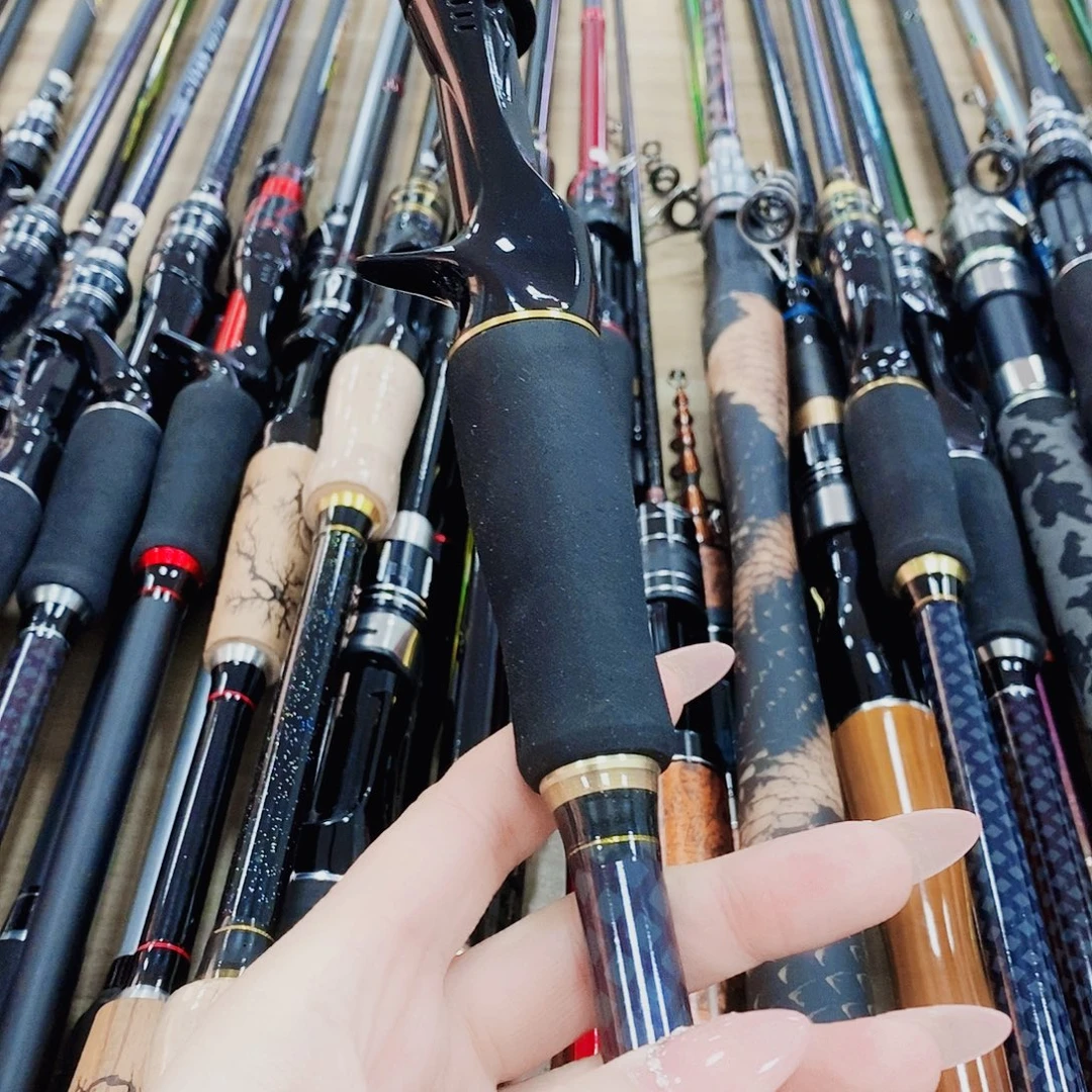 金色枪柄1.8米路亚竿