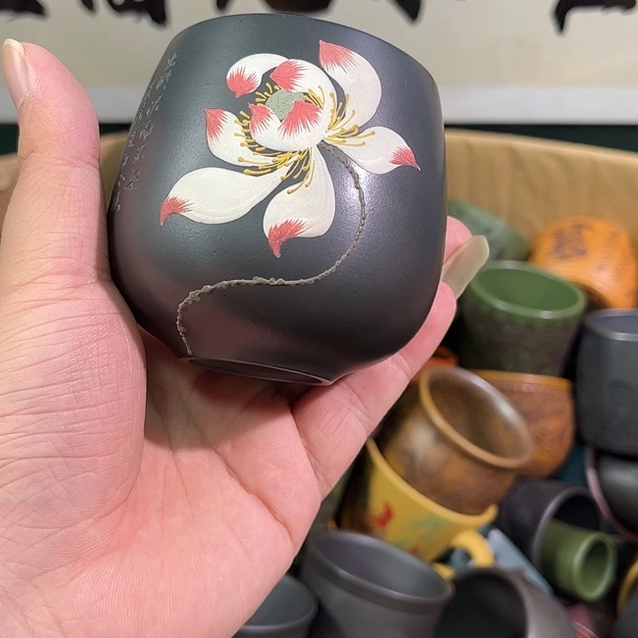 茶杯紫砂全手工紫砂主人杯