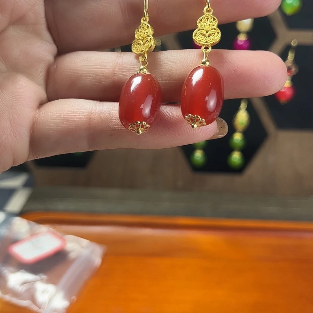 锆石合金925银耳饰