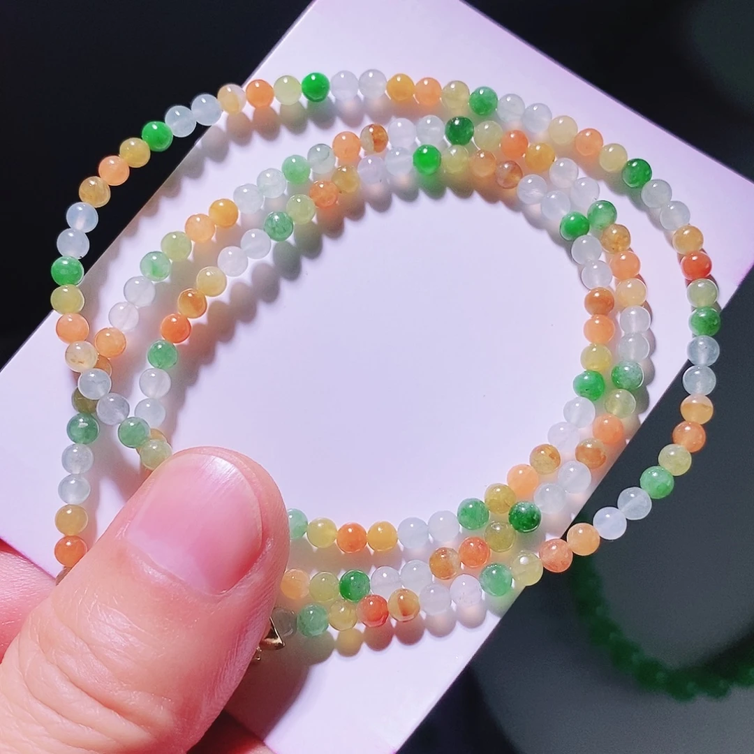 定制翡翠未镶嵌卡4天然缅甸翡翠A货