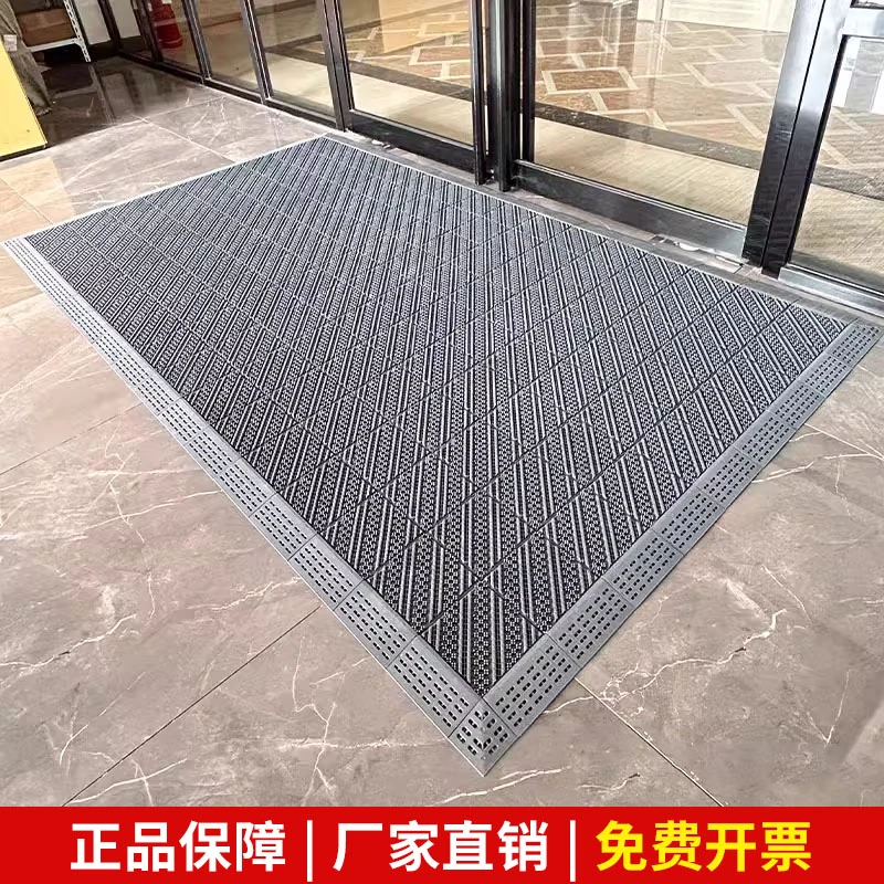 室外台阶防滑地垫入户门垫三合一进门口地毯塑料拼接除尘户外脚垫