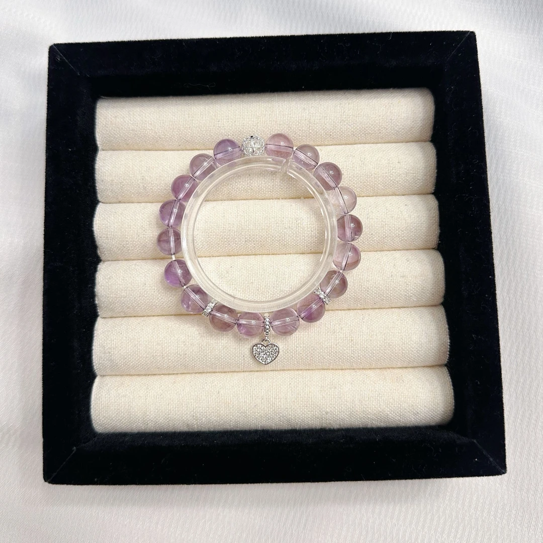 拍3件【紫泡泡】巴西浅紫水手串手链 多样性发