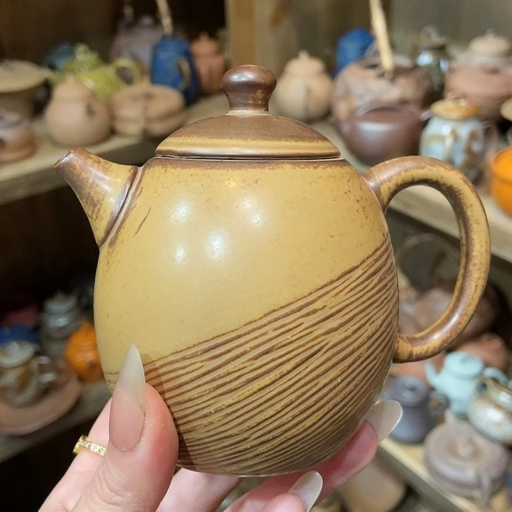 柴烧老岩泥高端茶器