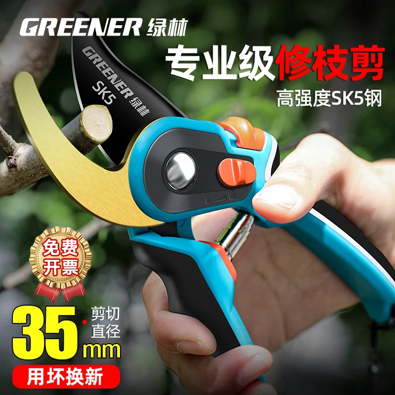 绿林剪枝剪刀果树花剪园艺剪刀修枝剪省力园林剪家用果树修剪树枝