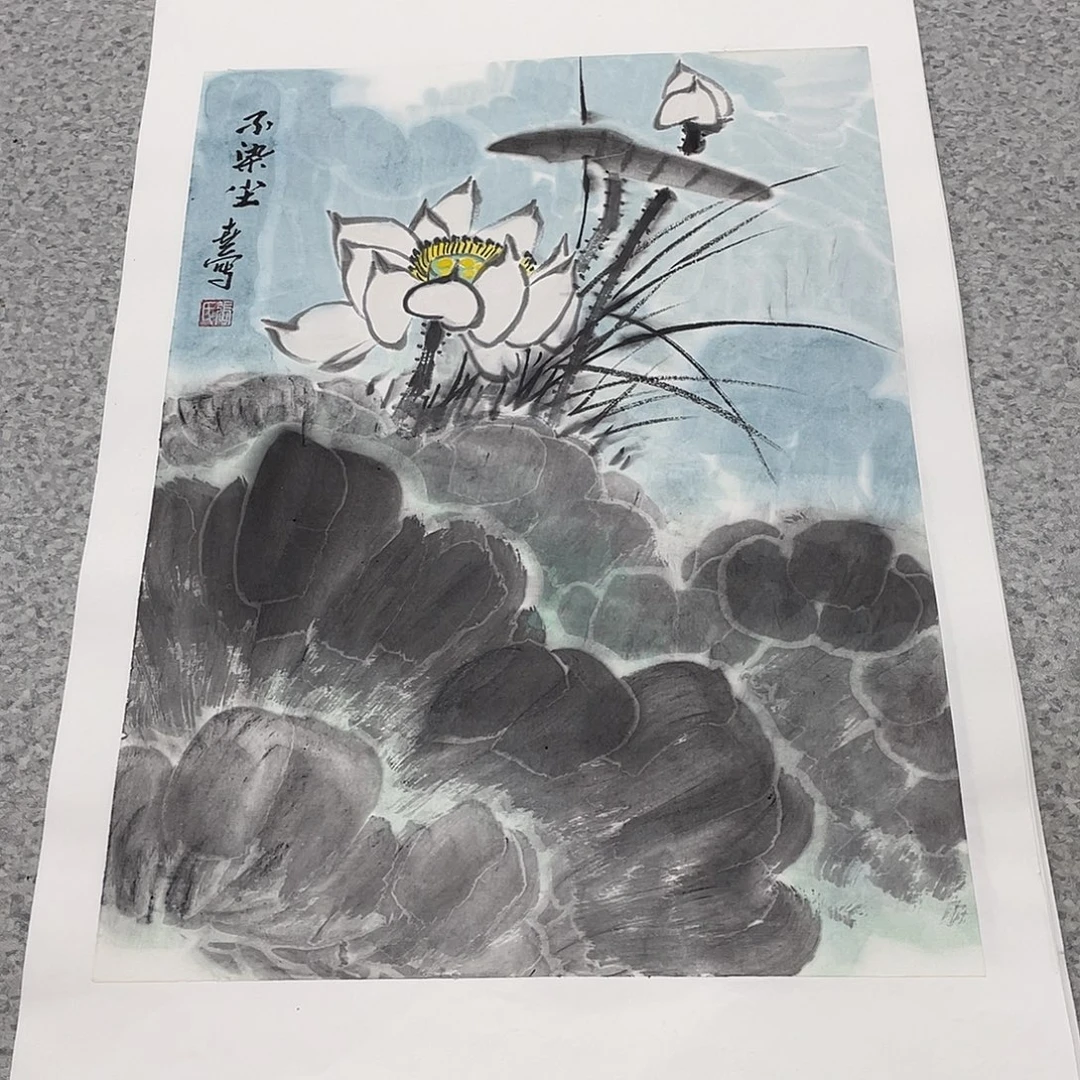 国画1.4平尺国画作品