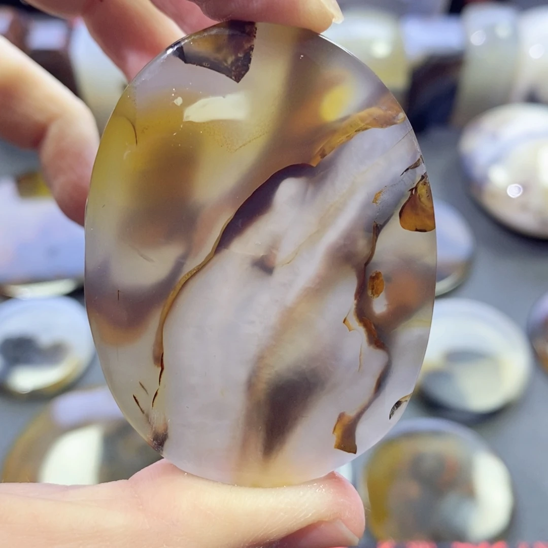 玛瑙/玉髓颈饰未镶嵌编号83