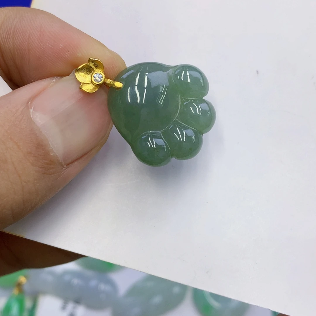 未镶嵌挂件翡翠翡翠
