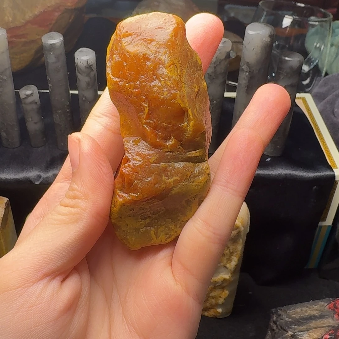 昌化石老挝田黄原石