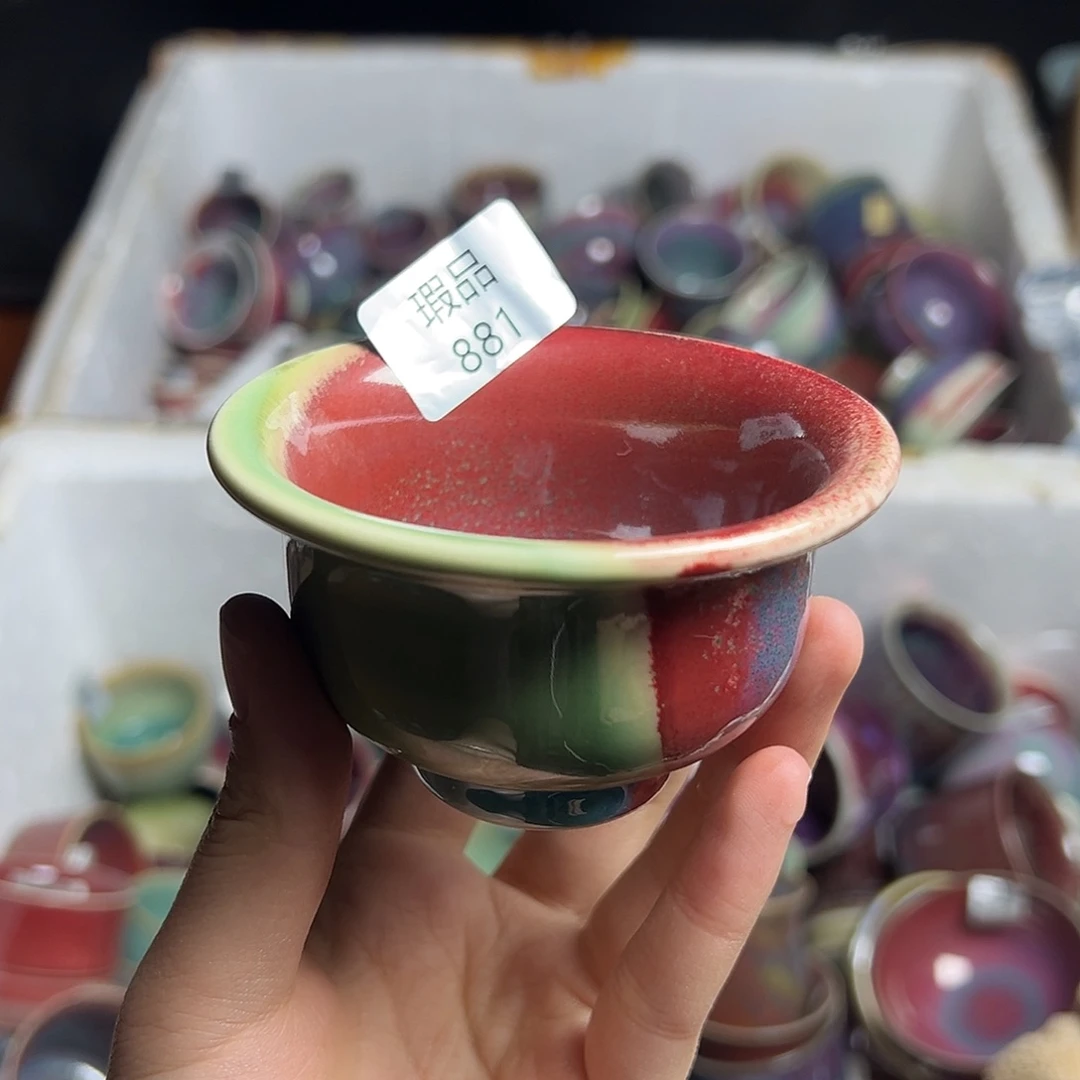 陶摆件窑口自销原矿钧瓷