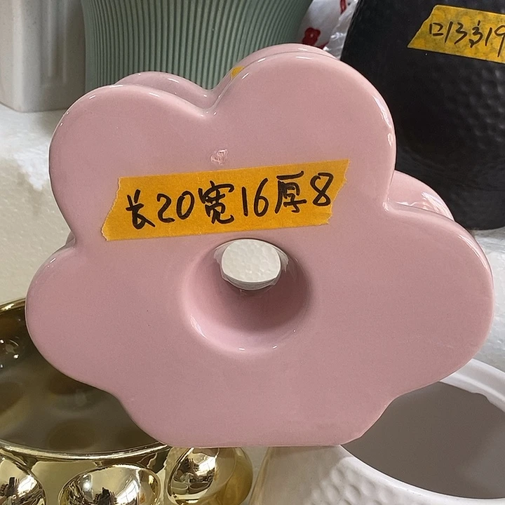 摆件陶盆有孔 微瑕介意勿拍
