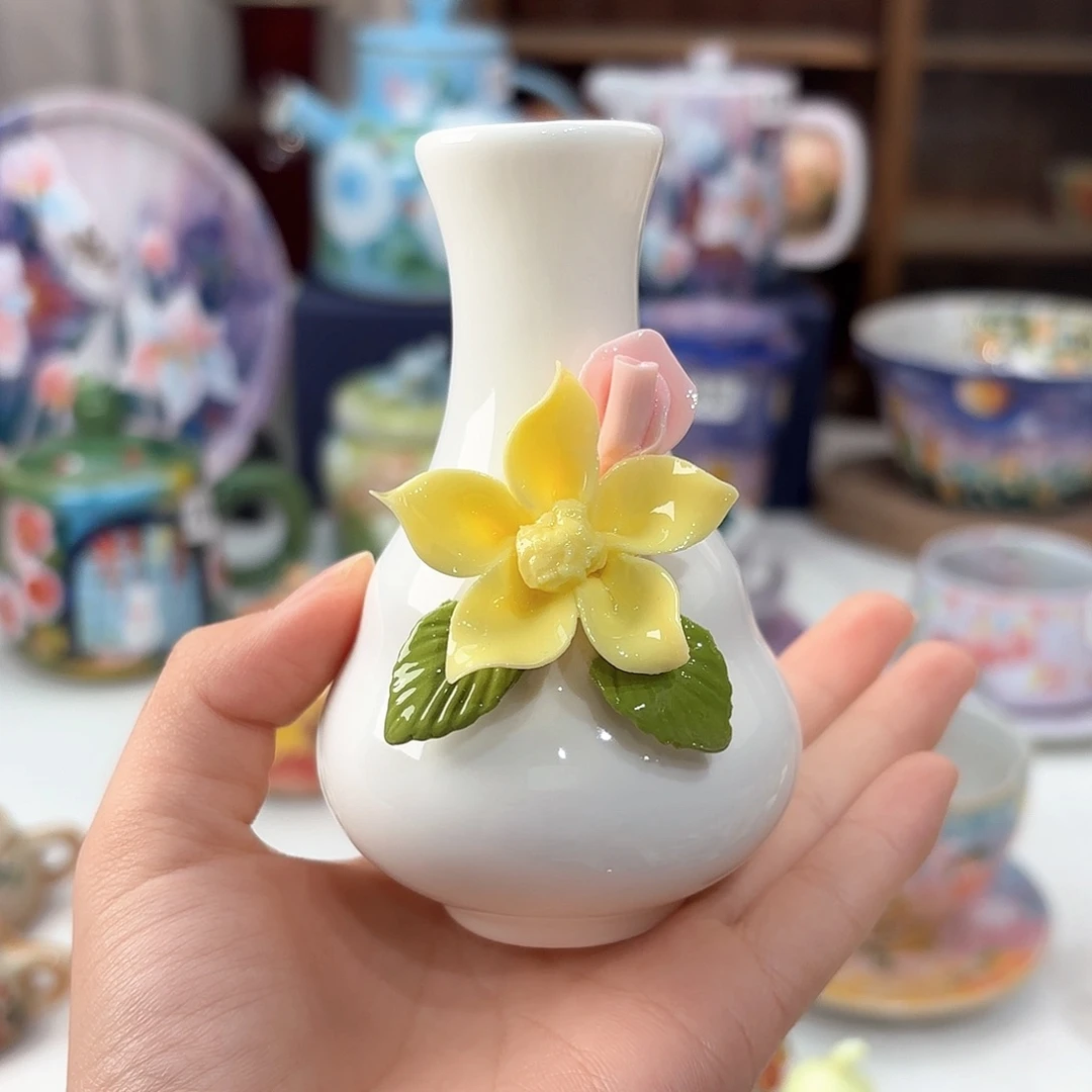 景德镇手绘高温釉下彩陶瓷茶具