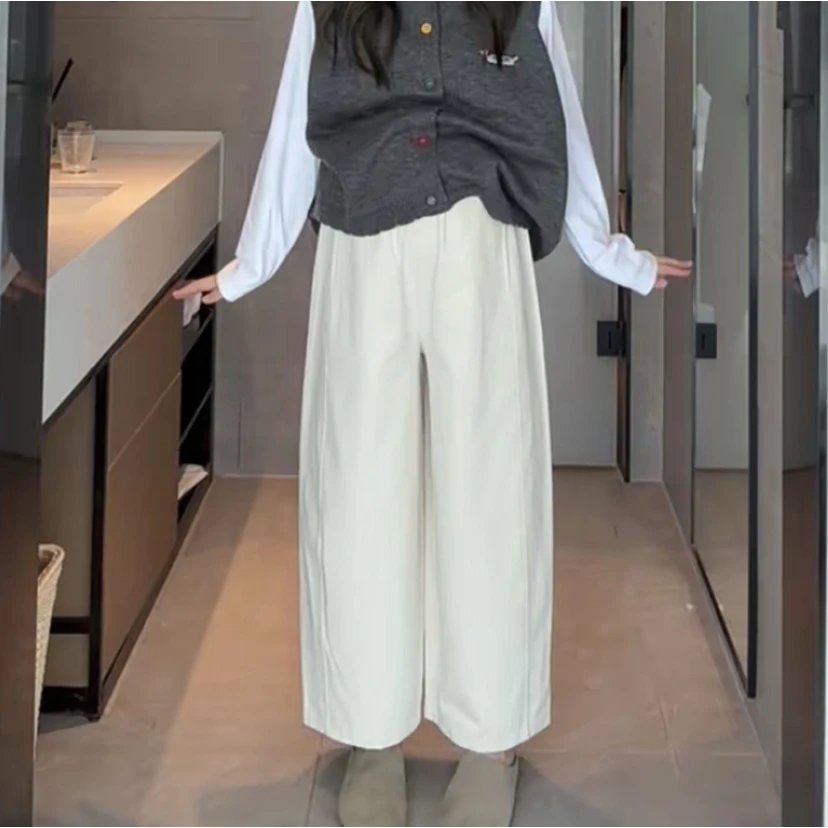 纯棉气球裤孕妇2025年秋季新款阔腿奶奶裤宽松时尚显瘦裤子外穿
