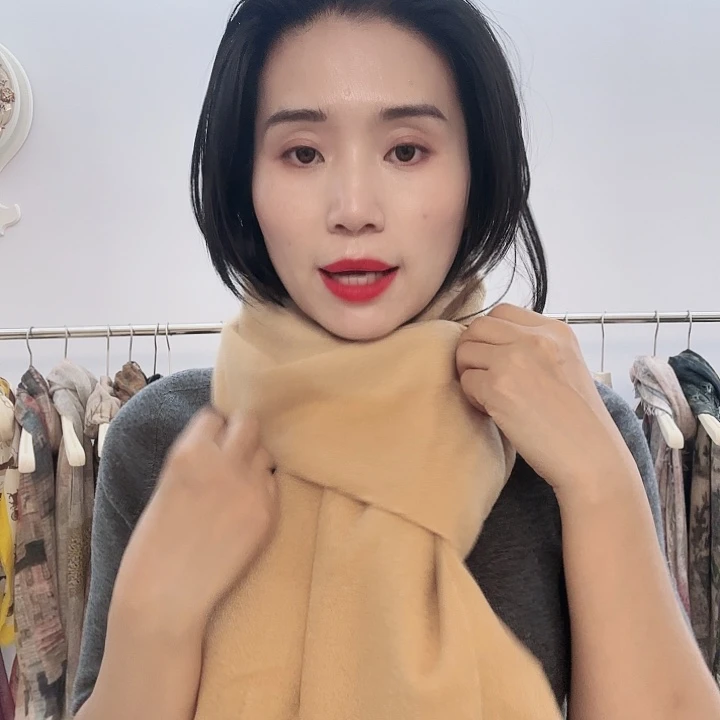 美丽诺羊毛羊毛围巾