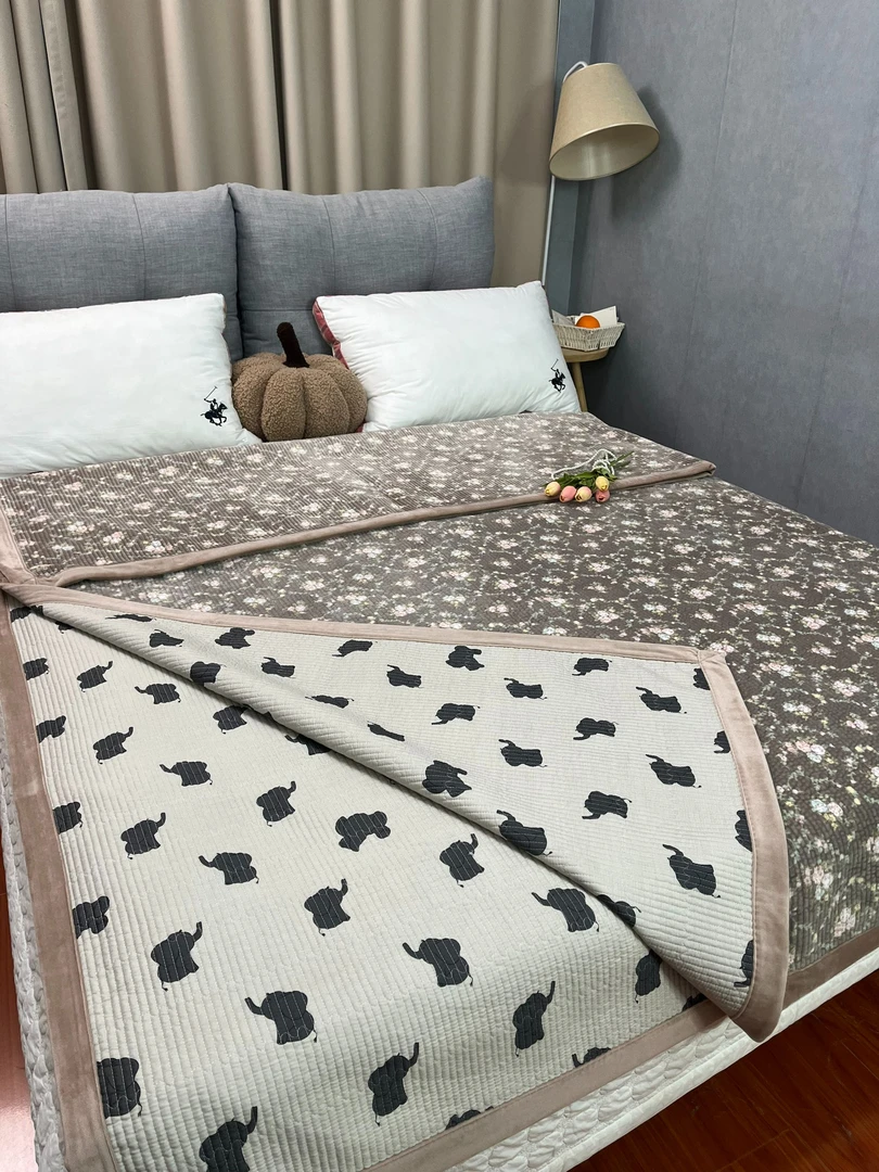 牛奶绒床盖双面两用大尺寸2025年新款一面绒一面棉