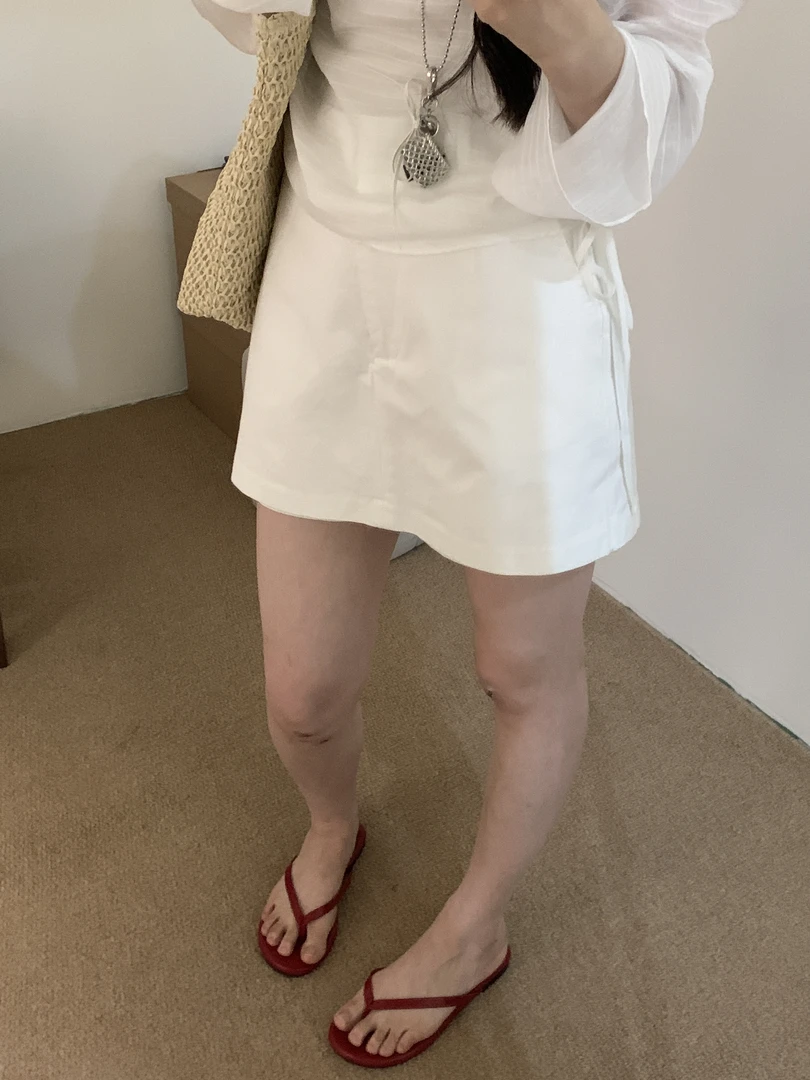 『李木木』夏款上新~~韩代显瘦裤裙  10325