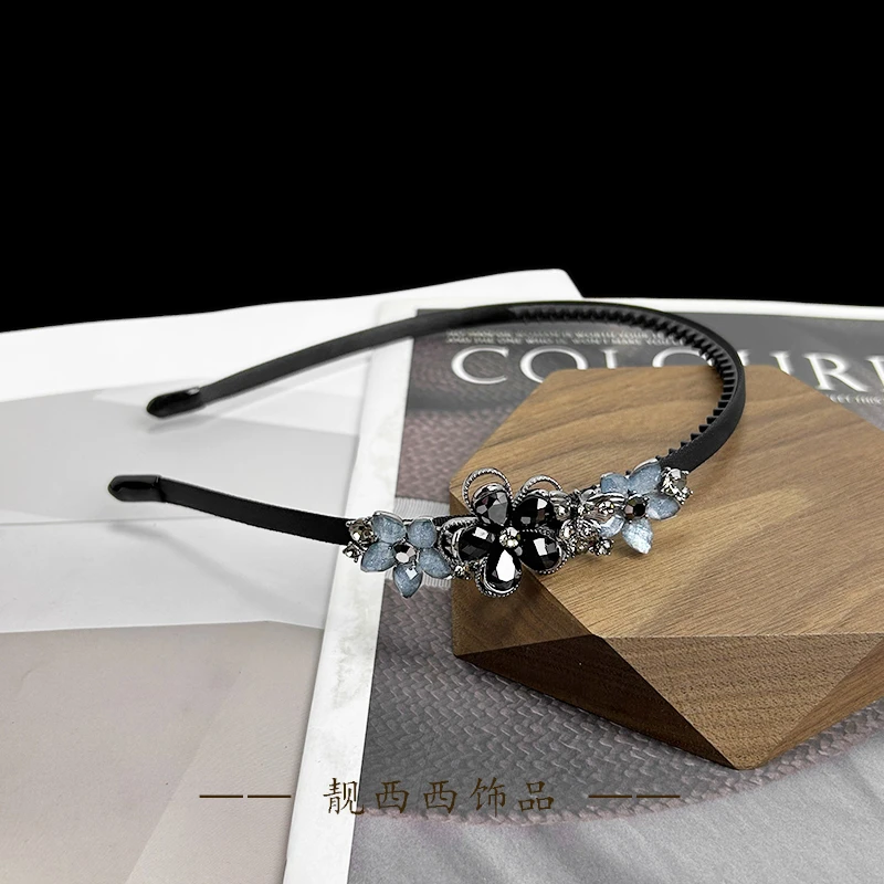 【LXX靓西西】509 精致五瓣花氛围感防滑0.6厘米细发箍