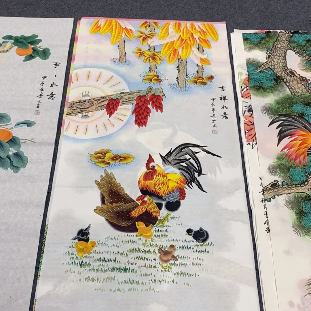 国画140✖️70工笔画画画画画画画画