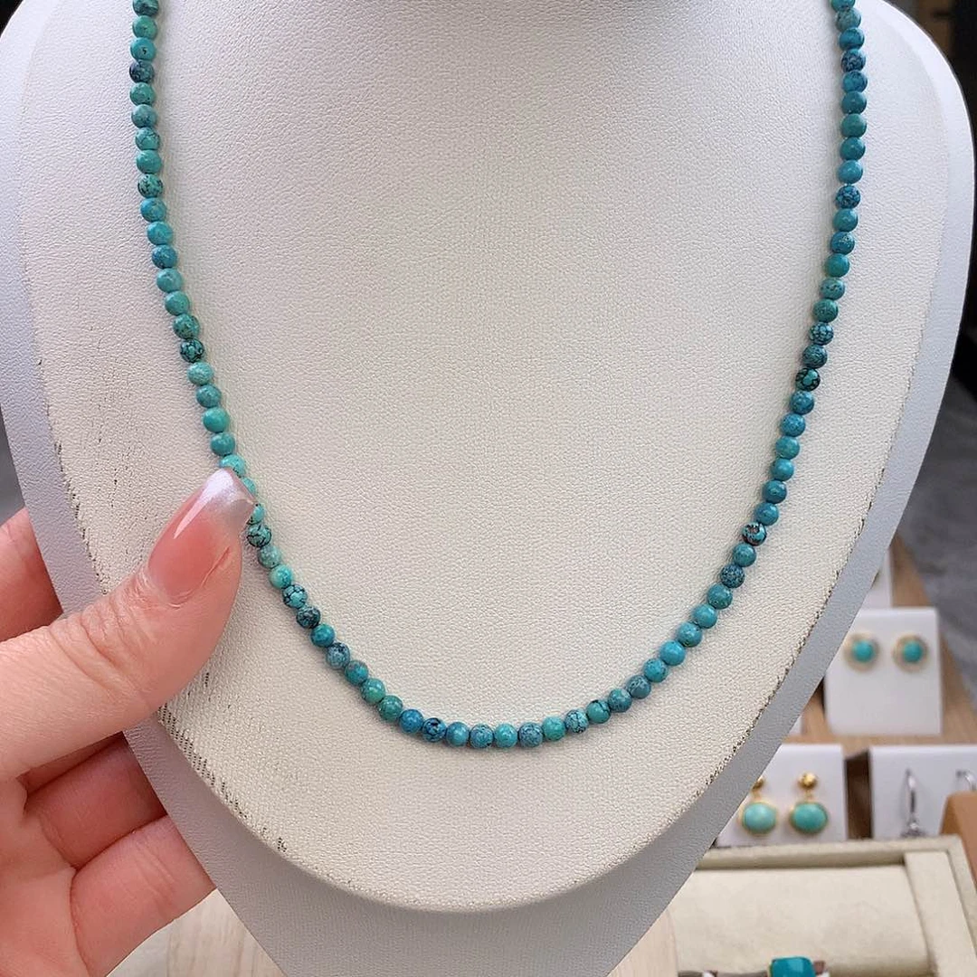 绿松石未镶嵌颈饰