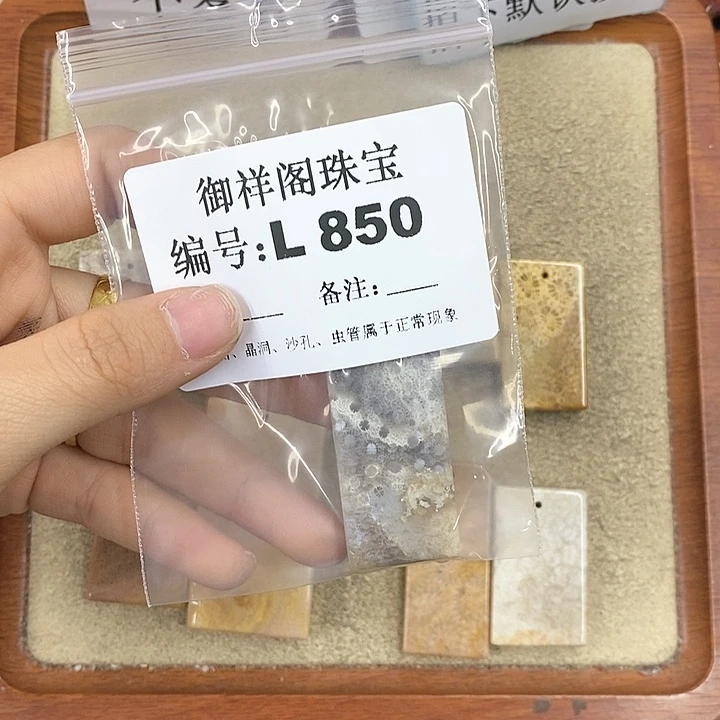 硅化珊瑚（珊瑚玉）颈饰未镶嵌树***?