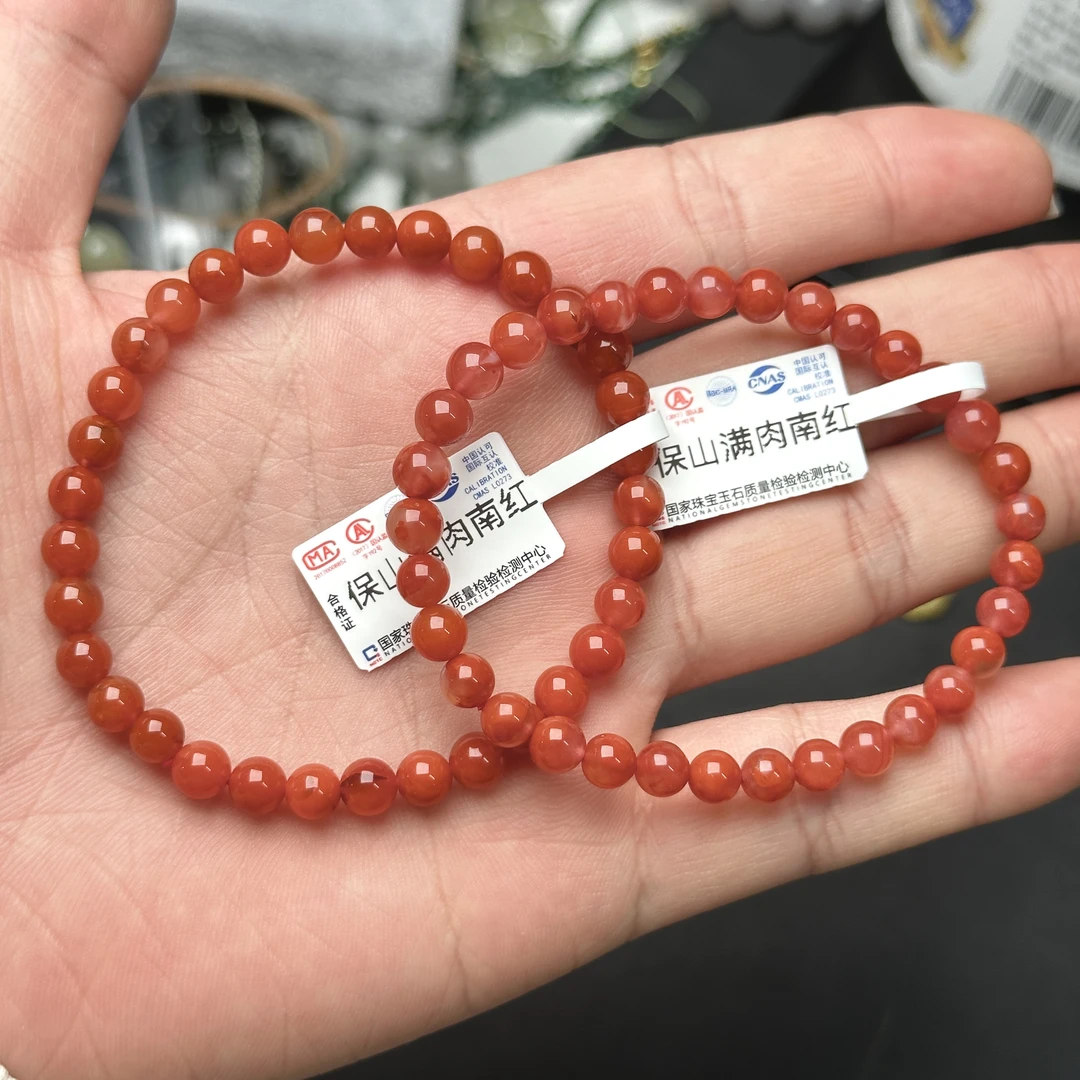 【A187】南红满肉手串多样性发其一