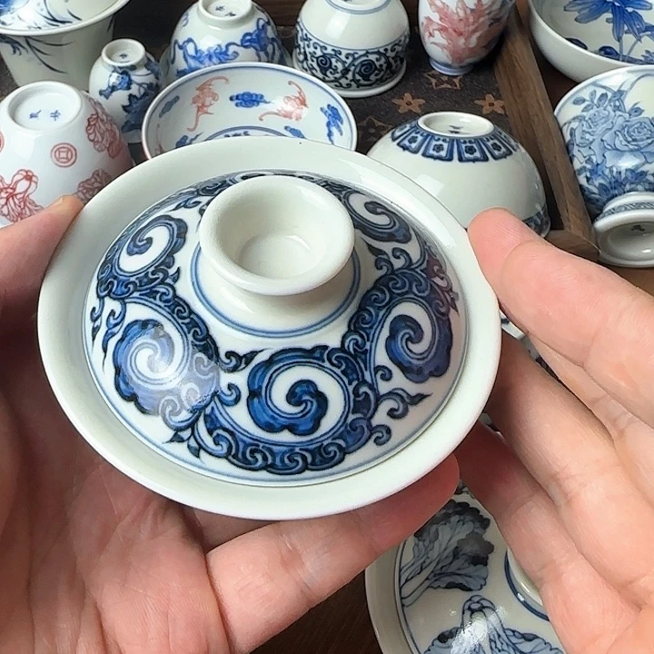 杯潇**然手工制作茶器盖碗