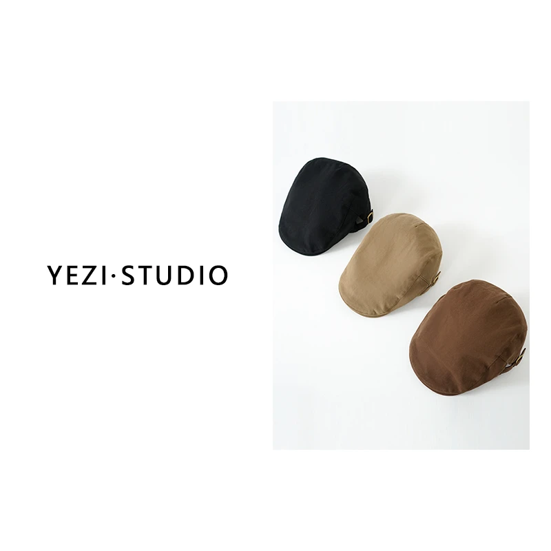 【时尚LOOK】英伦风复古百百棉时髦可调节头围前进帽25147006-3/5