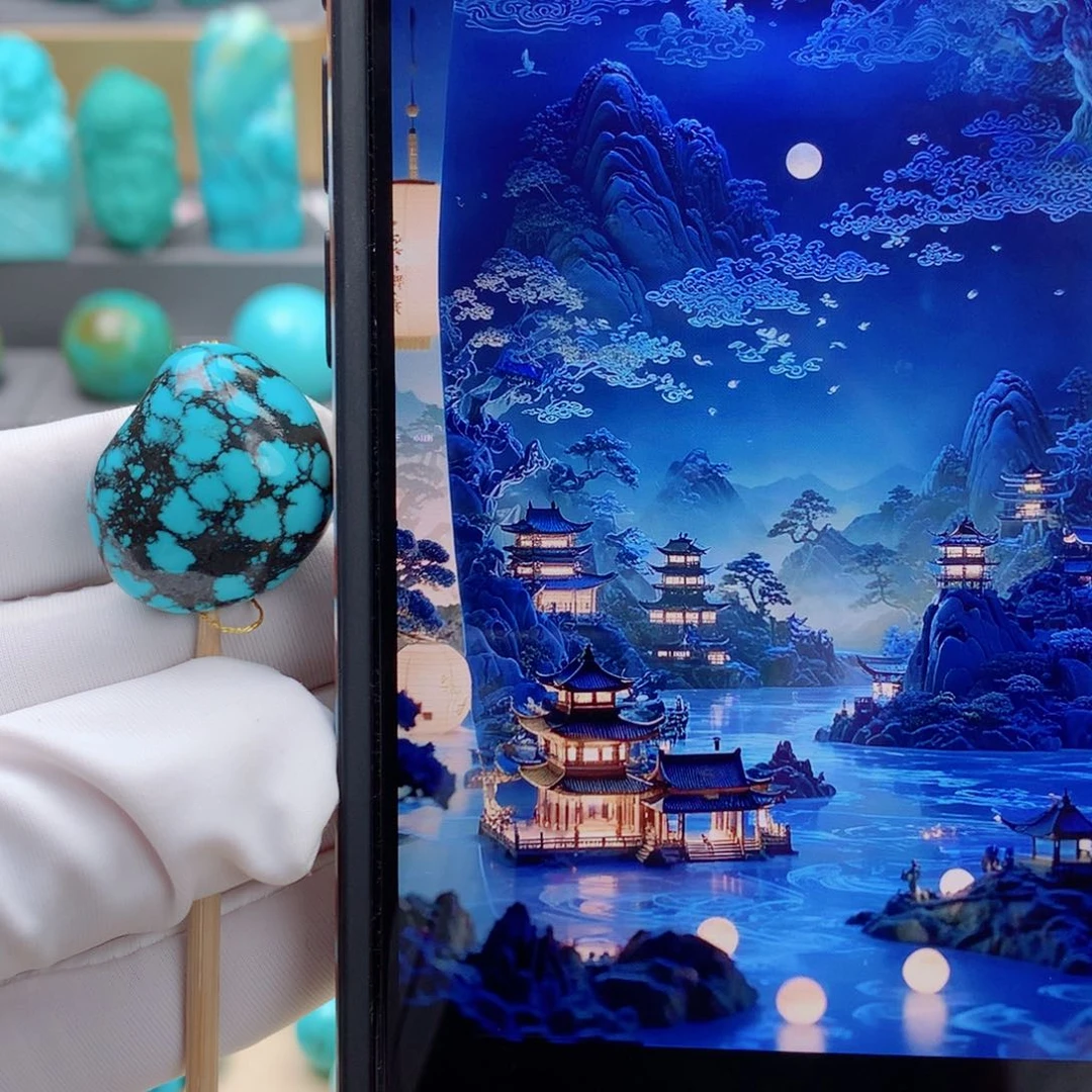 未镶嵌绿松石挂件