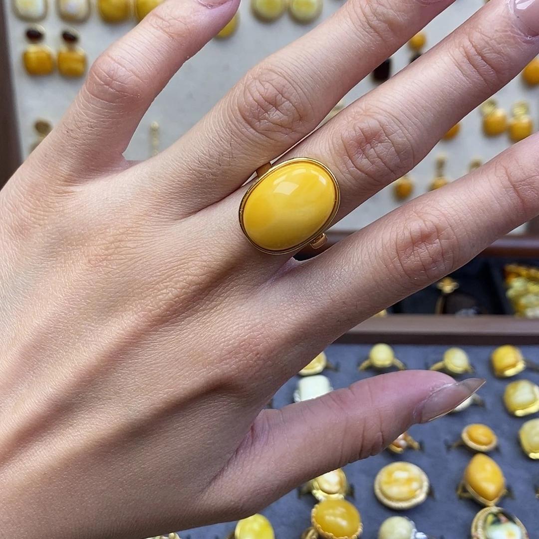 琥珀未镶嵌裸石成品