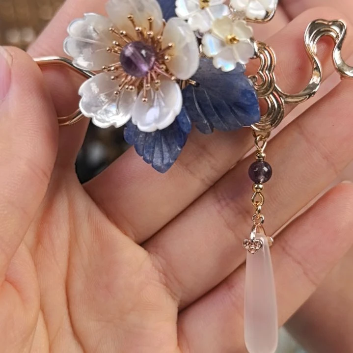 铜合金无发钗一支