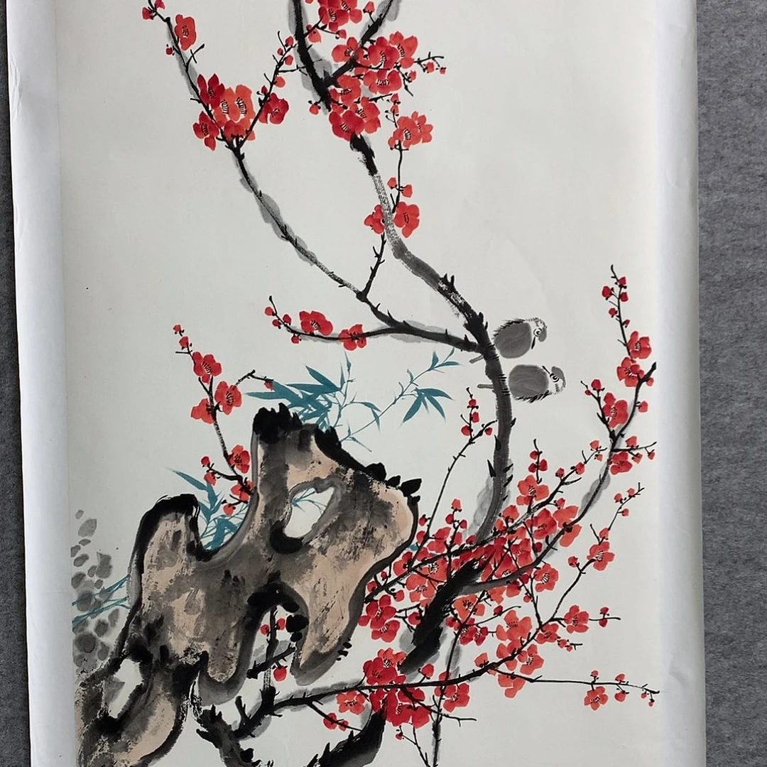 国画霍老师梅花作品