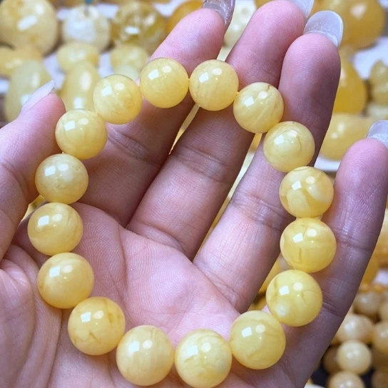 未镶嵌琥珀手链天然无优化琥珀蜜蜡