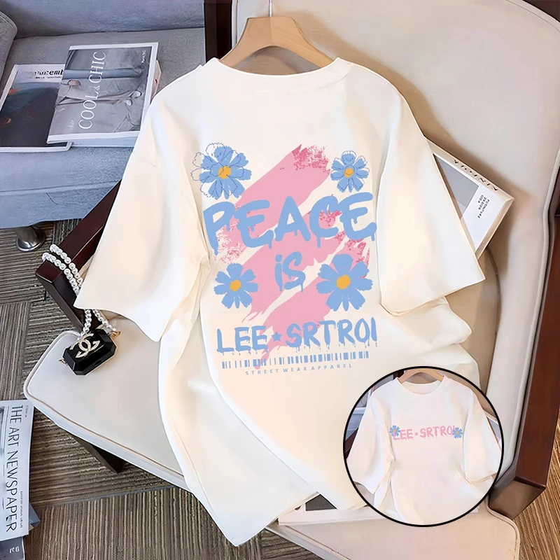 奥莱精选丨一折专区丨夏季纯棉短袖t恤男女街头oversize宽松上衣