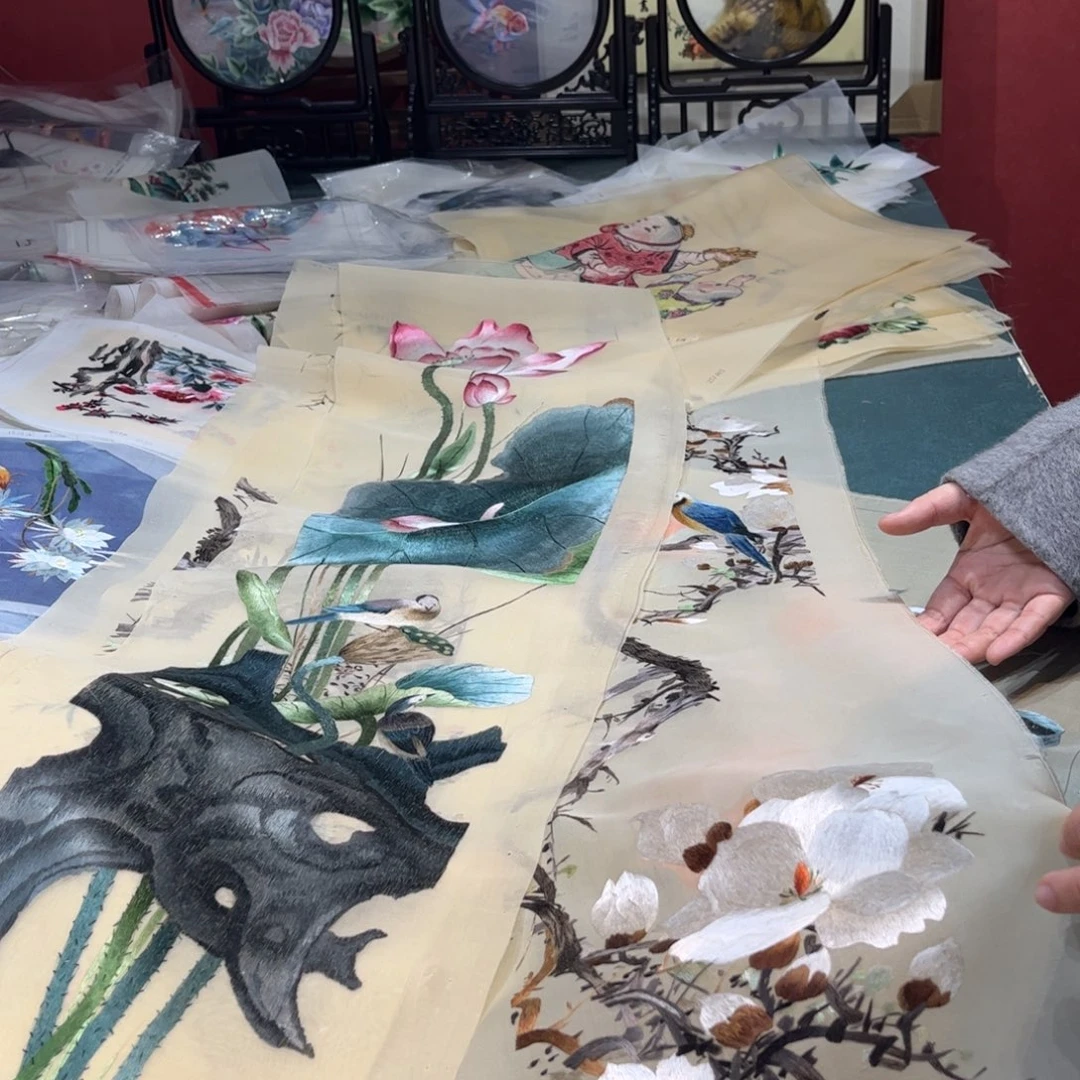 凝***织绣纯手工制作方法大全之世界