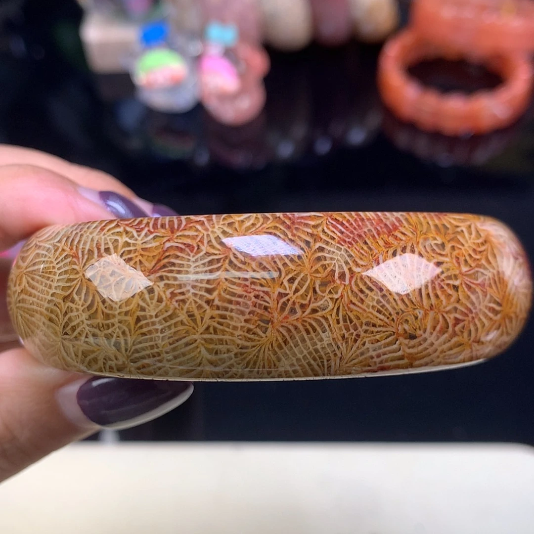 【闪购商品】颈饰未镶嵌硅化珊瑚（珊瑚玉）均匀满凤63.5（72号）