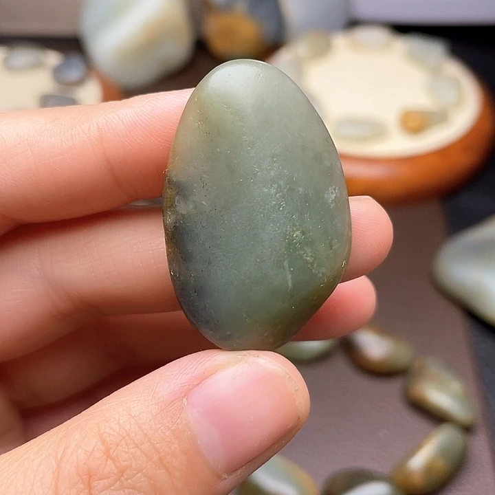 和田玉未镶嵌颈饰16