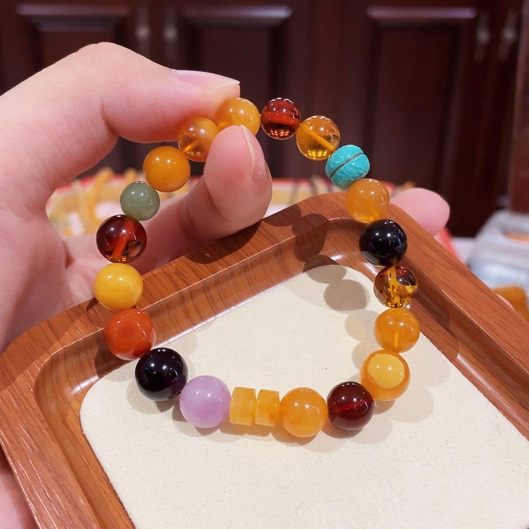 手链蜜蜡未镶嵌手串