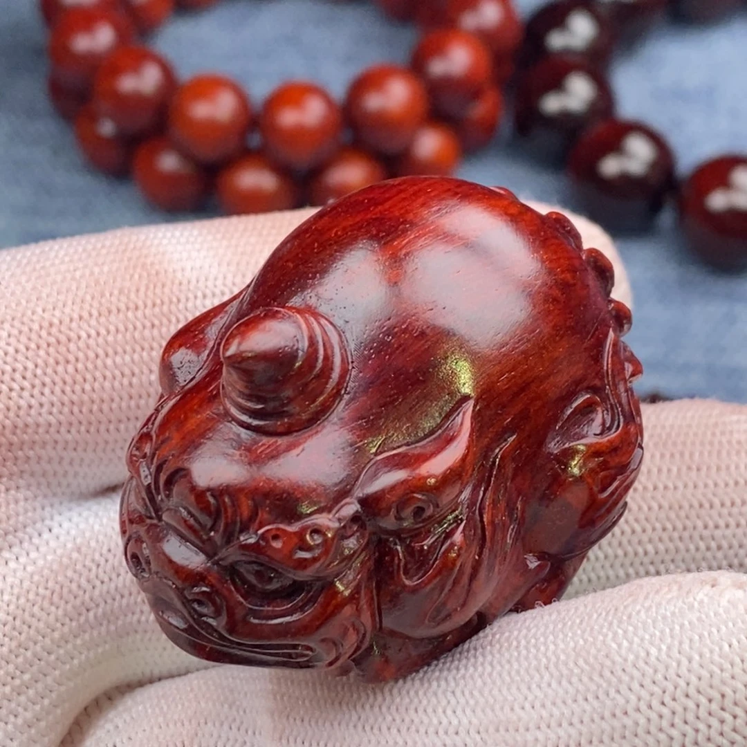 檀香紫檀（小叶紫檀）手串/手链谛听