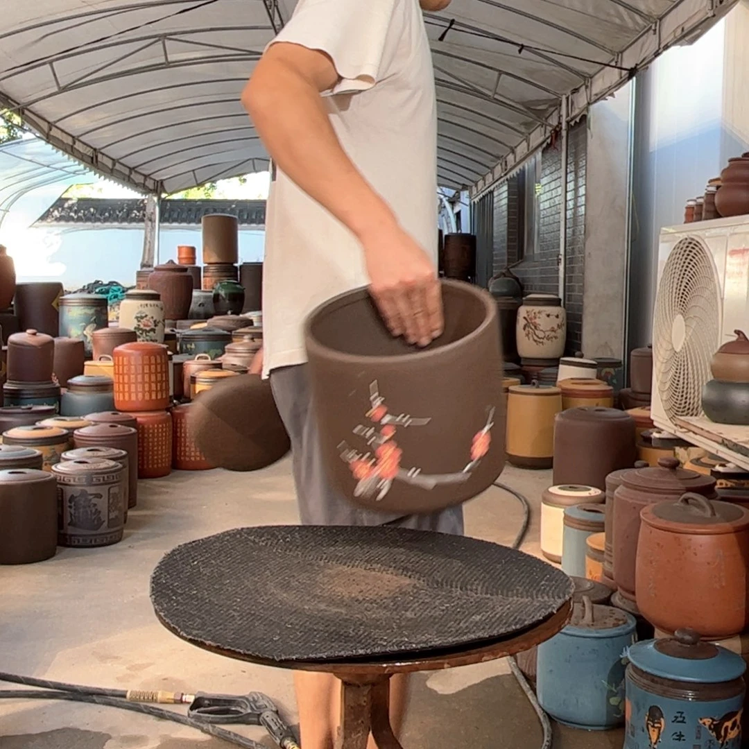 茶叶罐紫砂8 饼茶叶罐