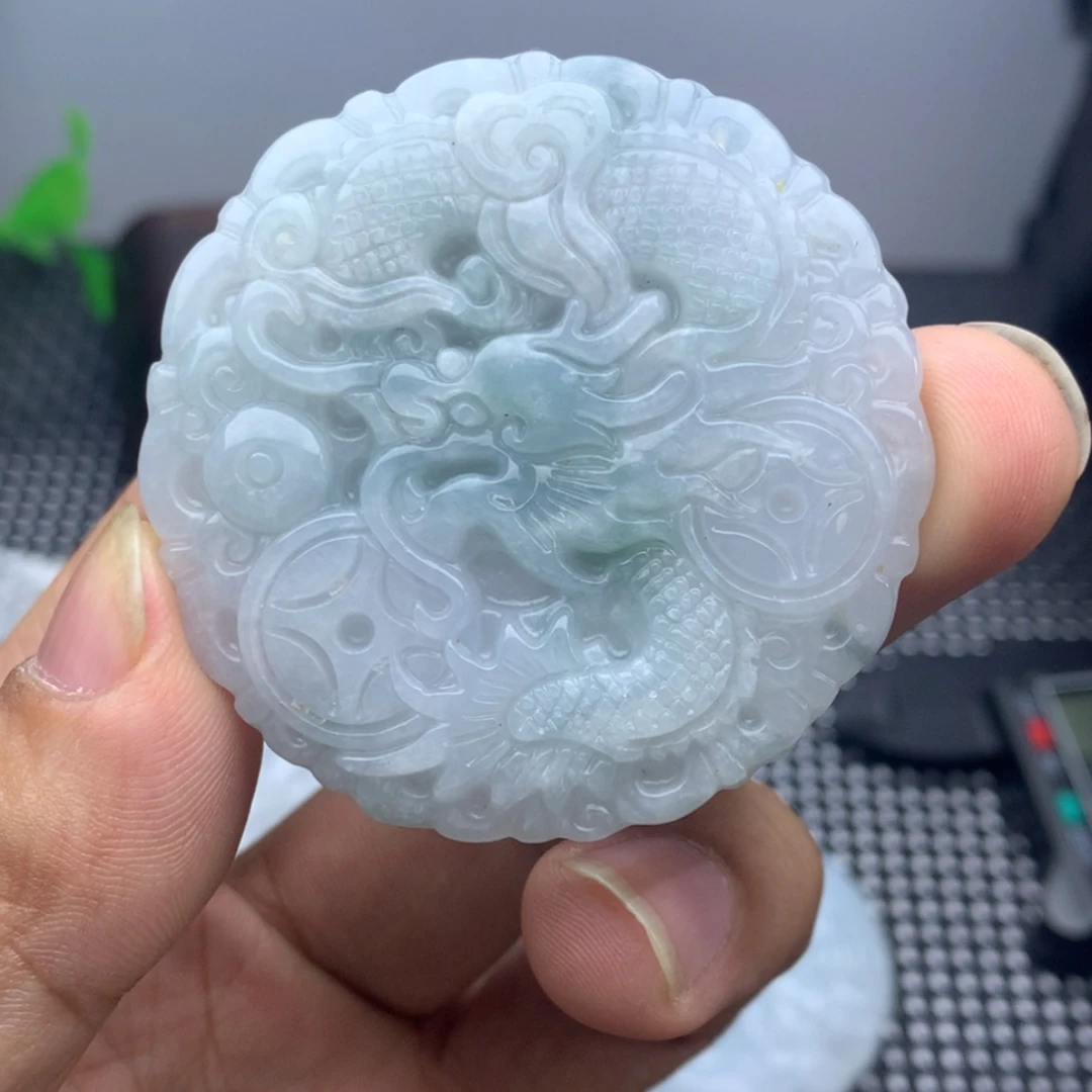 翡翠未镶嵌毛衣链