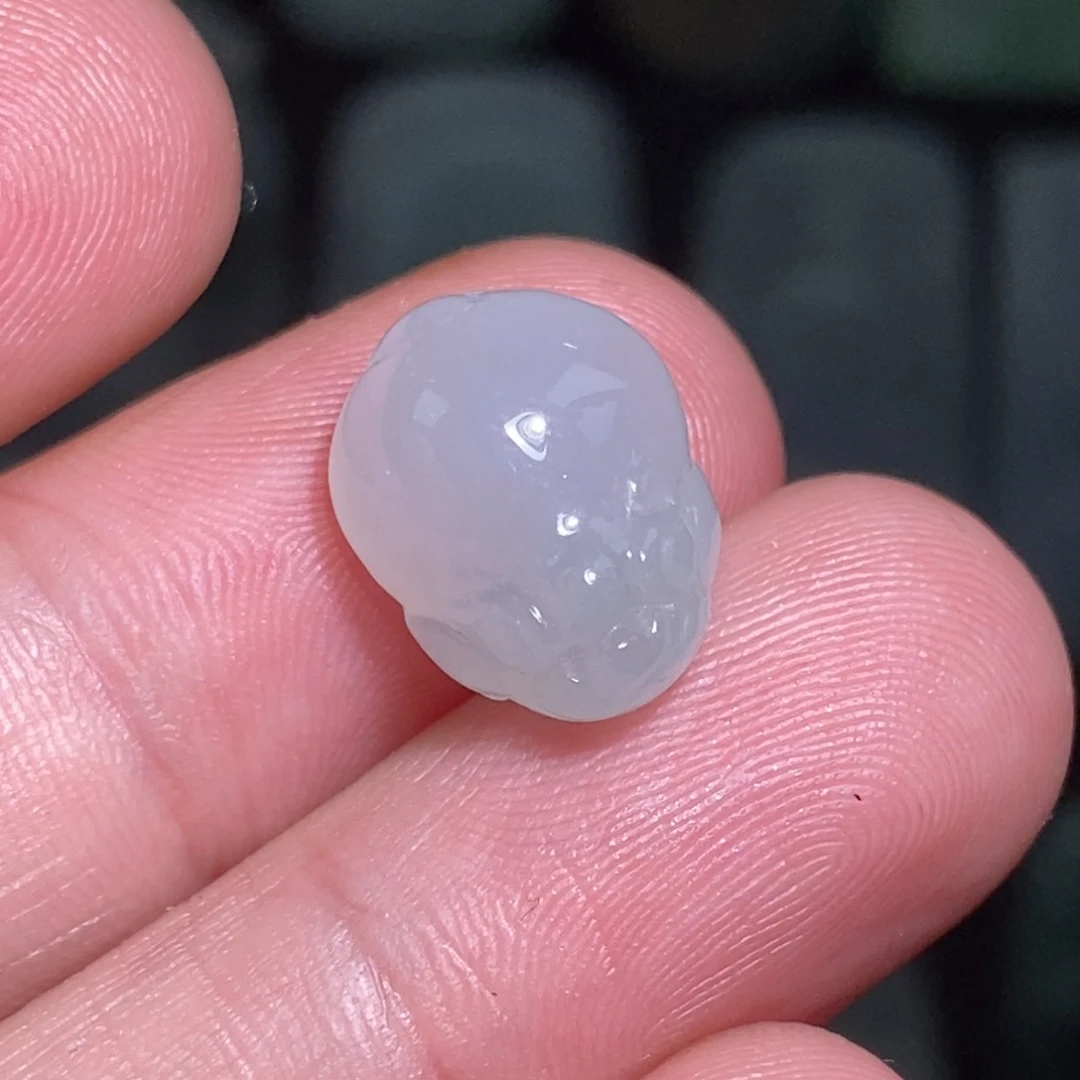 定制翡翠未镶嵌缅甸天然翡翠金蟾