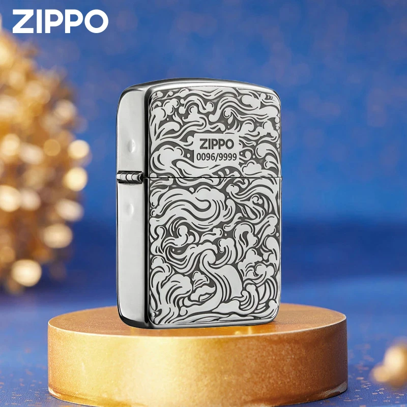 Zippo打火机云升沧海1941复刻军机蚀刻原装个性防风光面TCH1X1F1