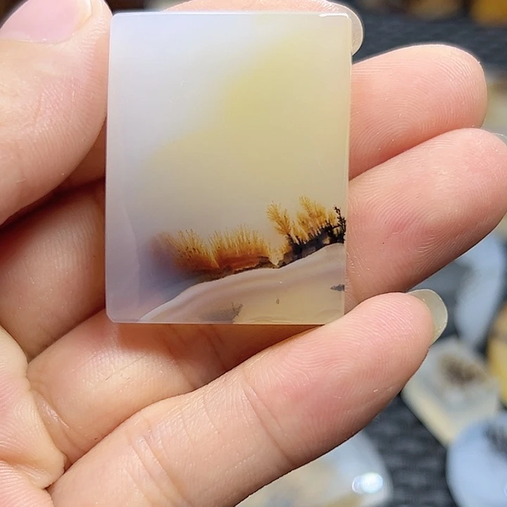 未镶嵌玛瑙/玉髓珠宝半成品