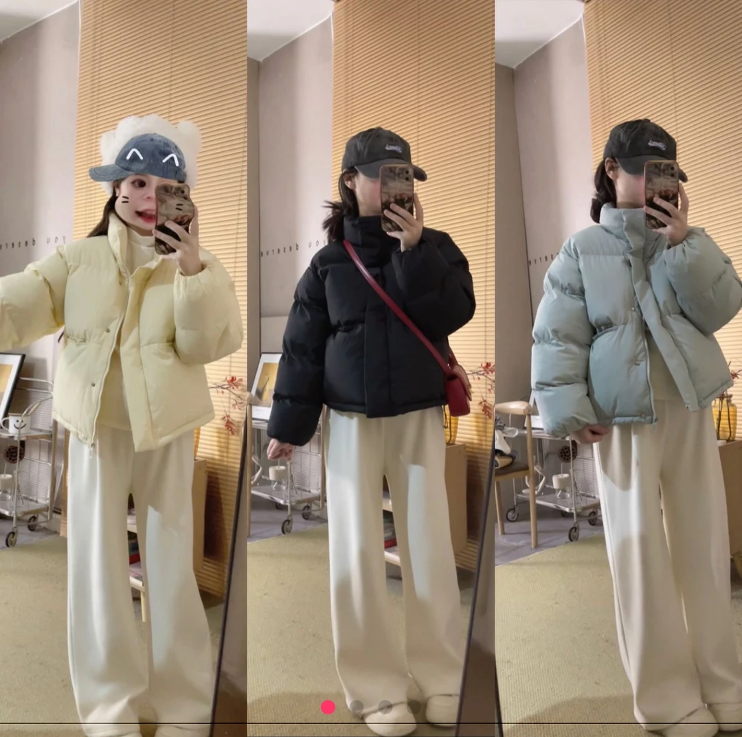 小个子定制短款面包服棉服056