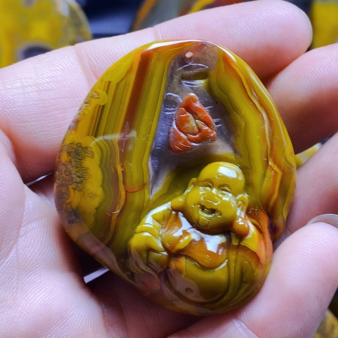 玛瑙/玉髓未镶嵌吊坠(不含链)