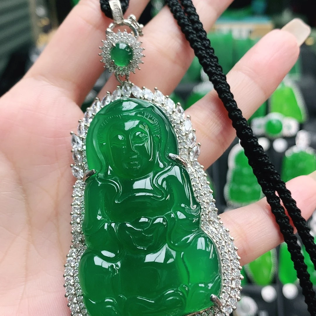 玛瑙/玉髓合金吊坠