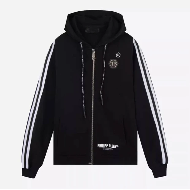 PHILIPP PLEIN PP骷髅头男士拉链连帽卫衣A19CMJB1481PJO002N0213