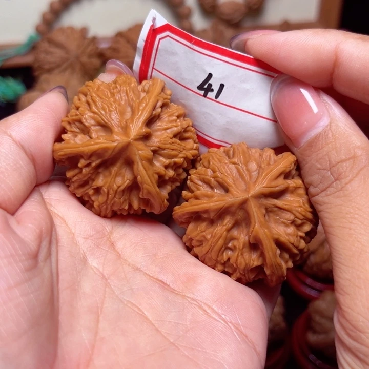 把件文玩核桃40全品御龙三棱奔41